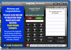 MagicJack Screen Shot