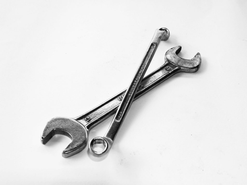 Wrenches, a type of tool for repair