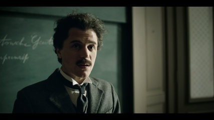 Picture of actor playing young Albert Einstein 